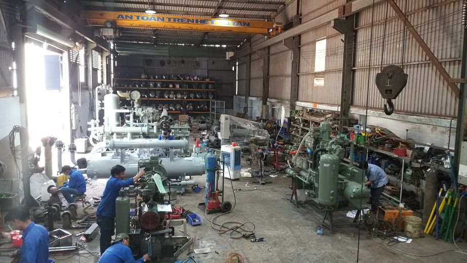 HỖ TRỢ SỬA CHỮA, CUNG CẤP PHỤ TÙNG MÁY NÉN